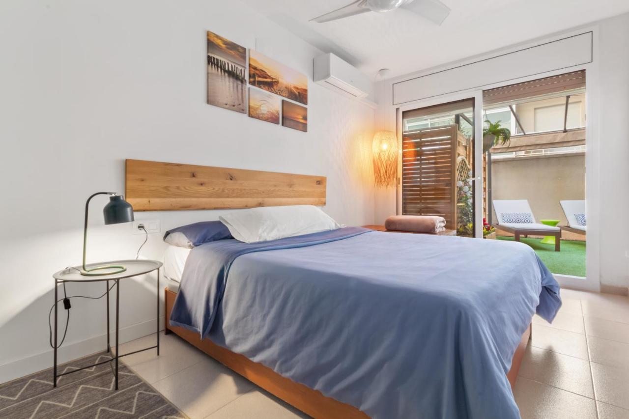 APARTMENT BIG PRIVAT TERRACE CALAFELL BEACH FREE Parking Bagian luar foto