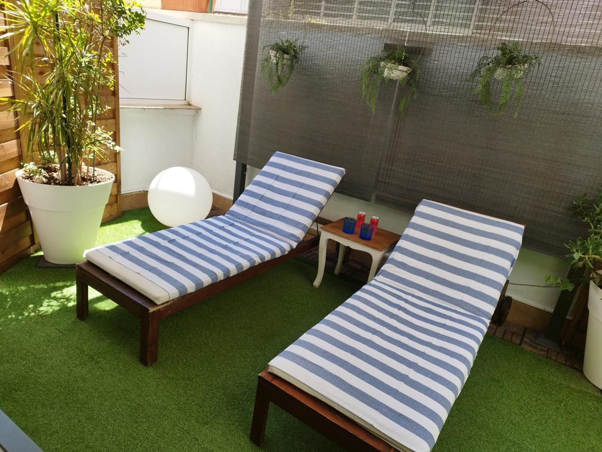 APARTMENT BIG PRIVAT TERRACE CALAFELL BEACH FREE Parking Bagian luar foto