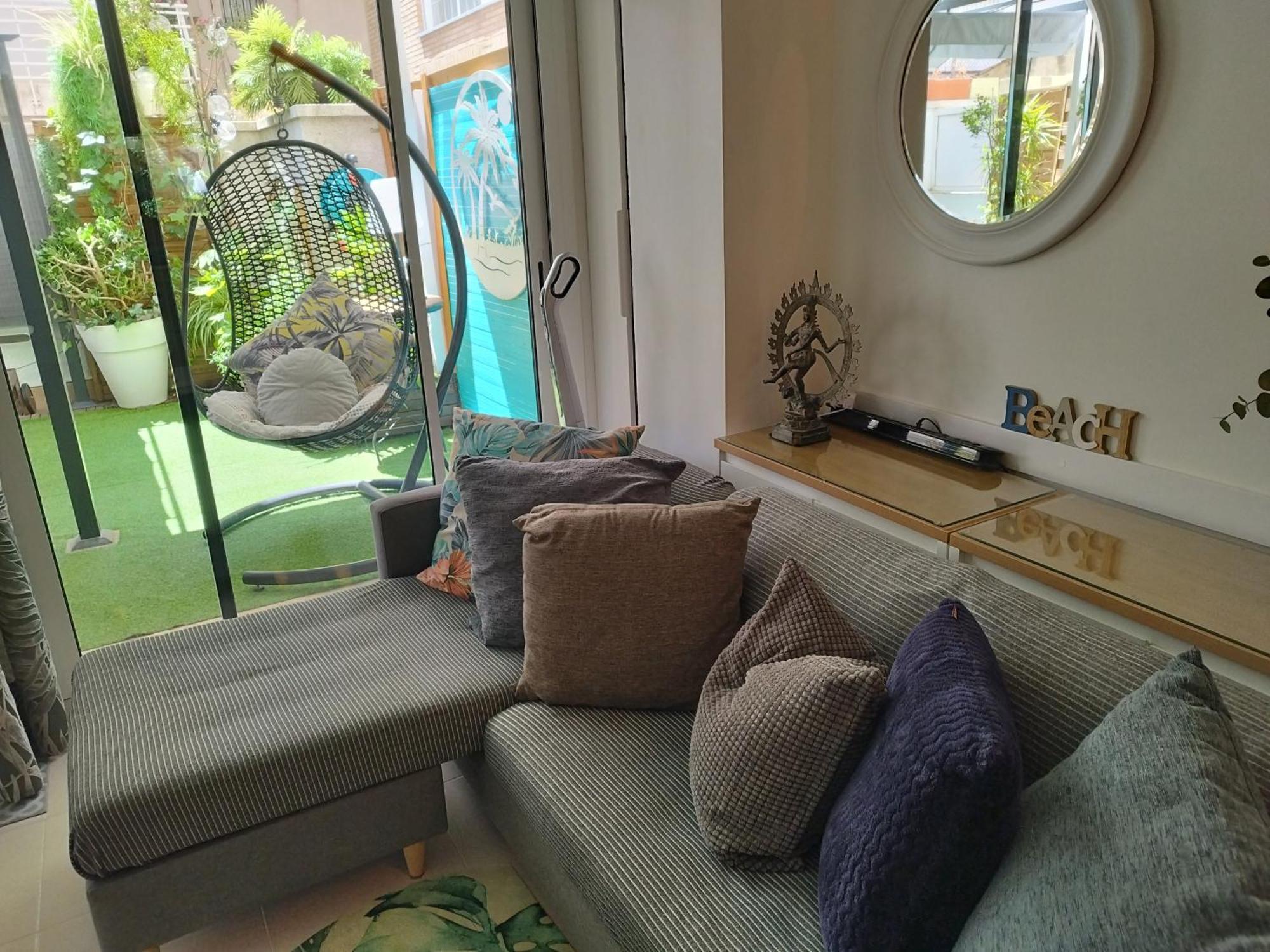 APARTMENT BIG PRIVAT TERRACE CALAFELL BEACH FREE Parking Bagian luar foto