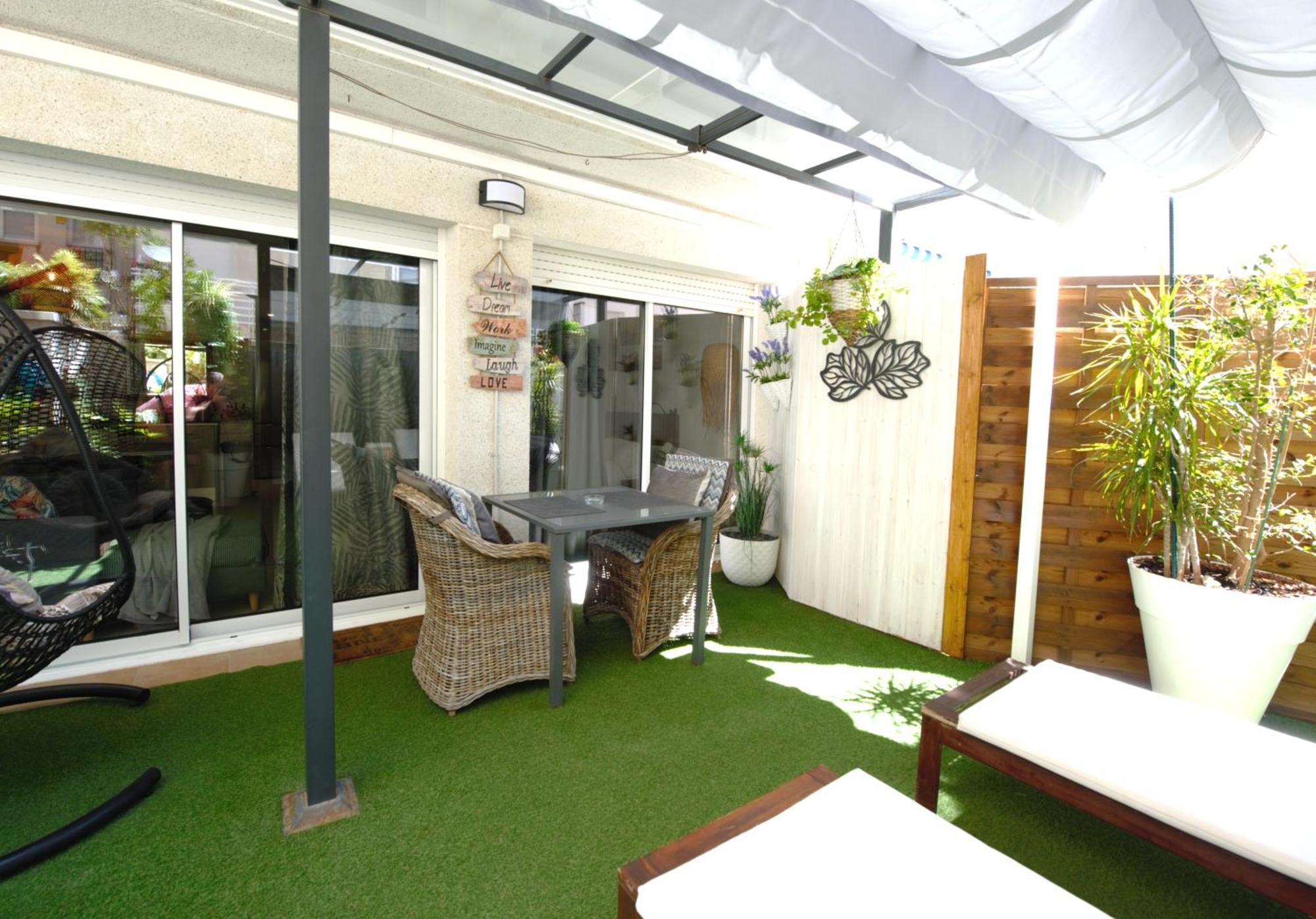 APARTMENT BIG PRIVAT TERRACE CALAFELL BEACH FREE Parking Bagian luar foto