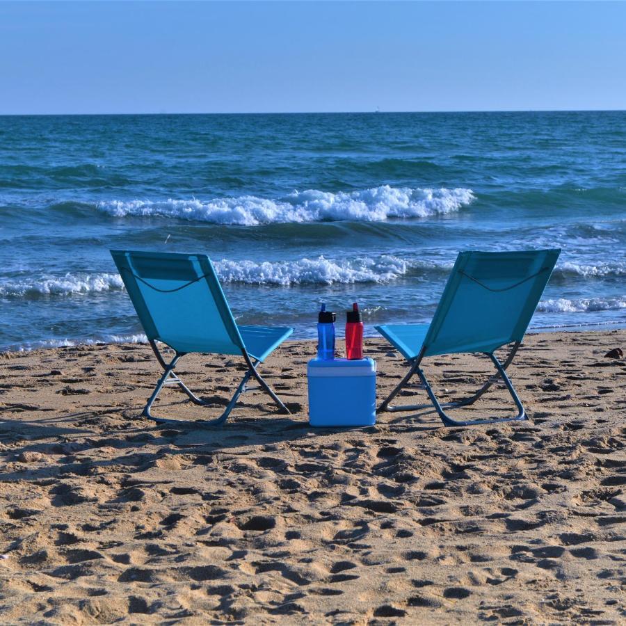 APARTMENT BIG PRIVAT TERRACE CALAFELL BEACH FREE Parking Bagian luar foto